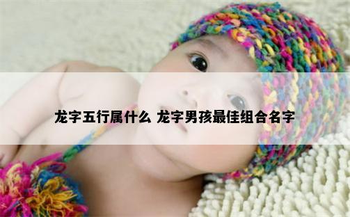 龙字五行属什么 龙字男孩最佳组合名字